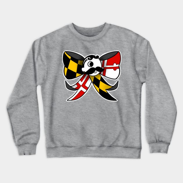 Natty Bow Crewneck Sweatshirt by InkyMcStapleface